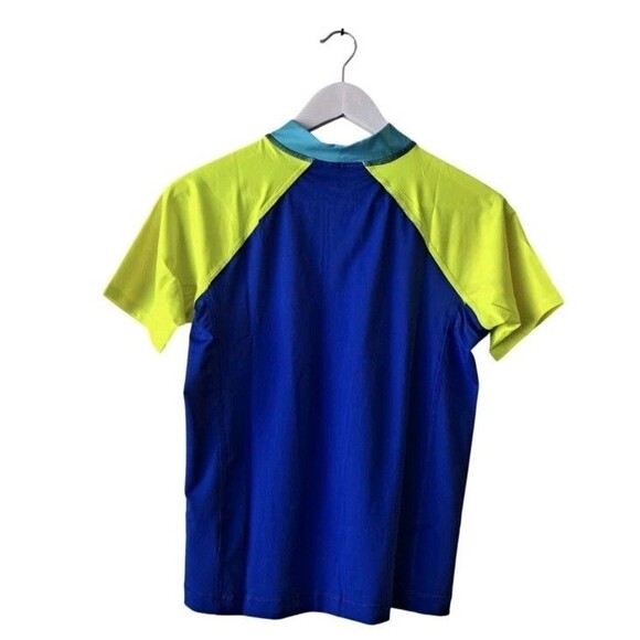 Lands' End Boys Size XL14-16(H) Rash Guard Swim Shirt Short Sleeve NwT - Picture 3 of 7